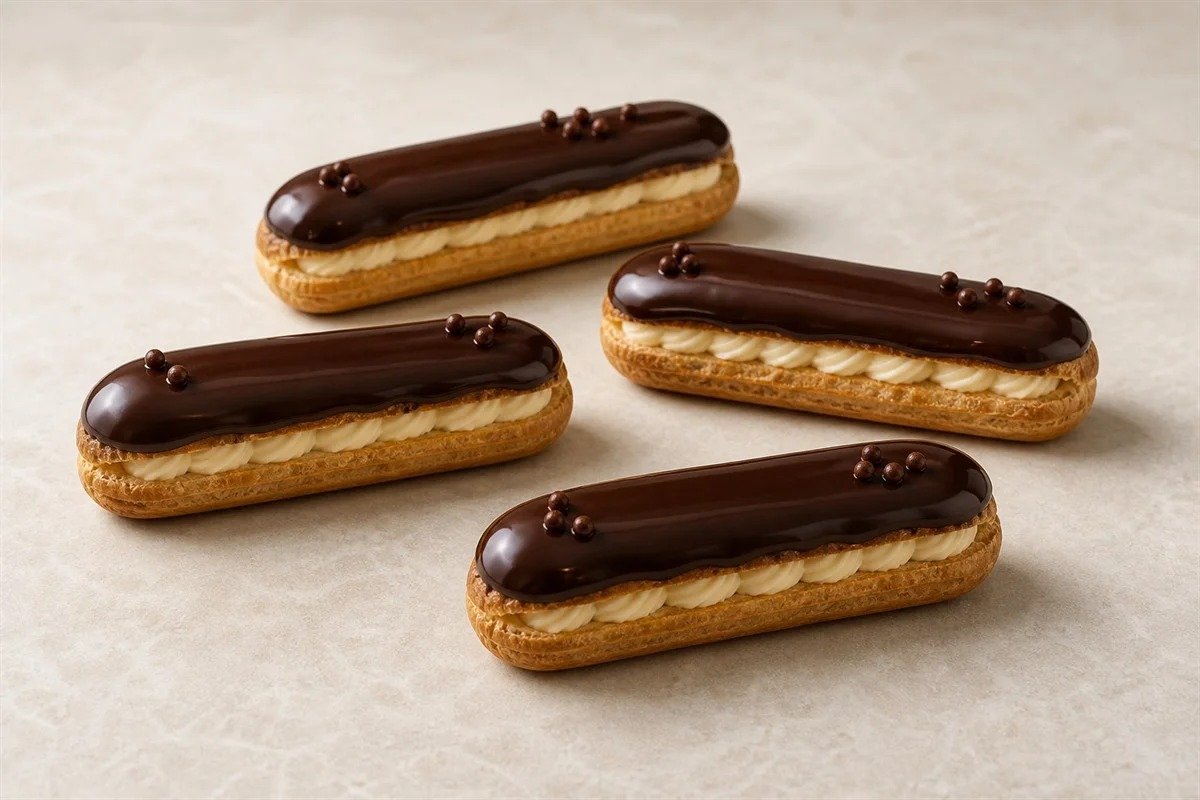 Klassisches Schokoladen-Éclair from Harmonie Konditorei